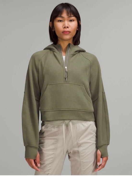 lululemon athletica Tops - Lululemon Scuba Oversized Half-Zip Hoodie - Size XS/S
